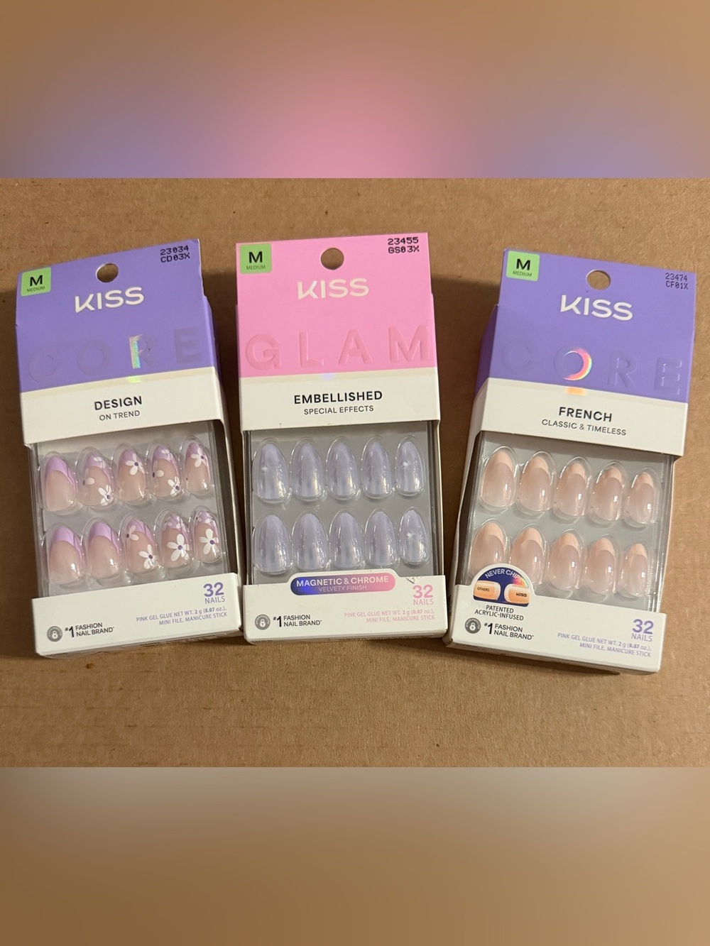 KISS Glam Embellished set 3